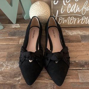 Gianni Bini Keyllann Knotted Polka Dot Detail Point Toe Flats Size 8.5